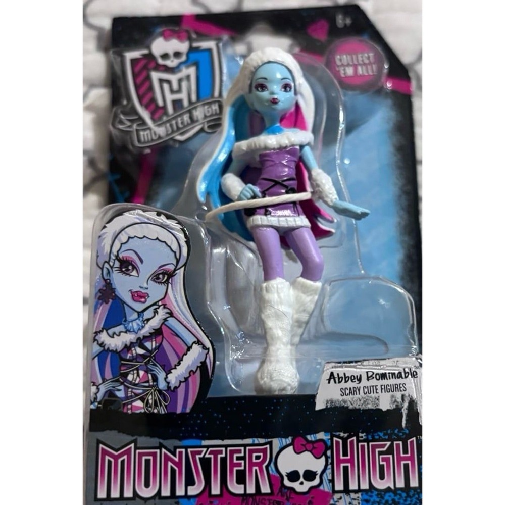 Monster High Abby Bominable Mini Collectible Scary Cute Figures NEW 2015 Rare - Picture 5 of 5